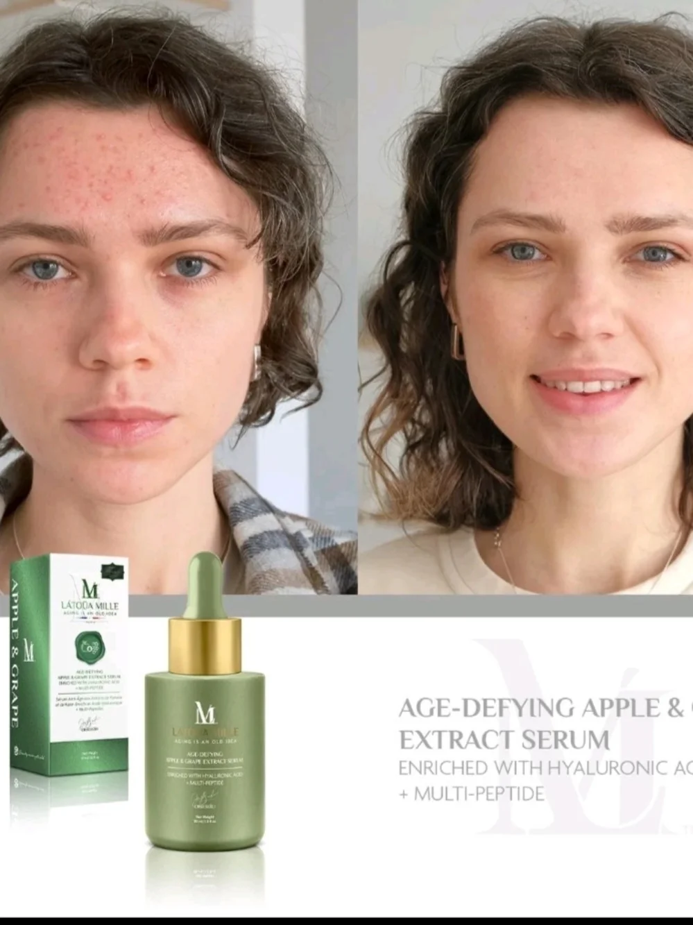 Latoua Mille Age-Defying Apple & Grape Extract Serum 30ml NIB